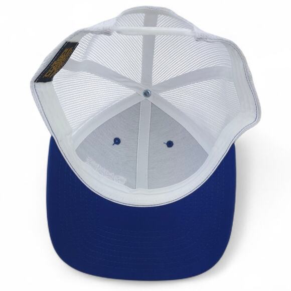Camping World Trucker Hat Cap Blue White Mesh Snapback - Picture 7 of 8